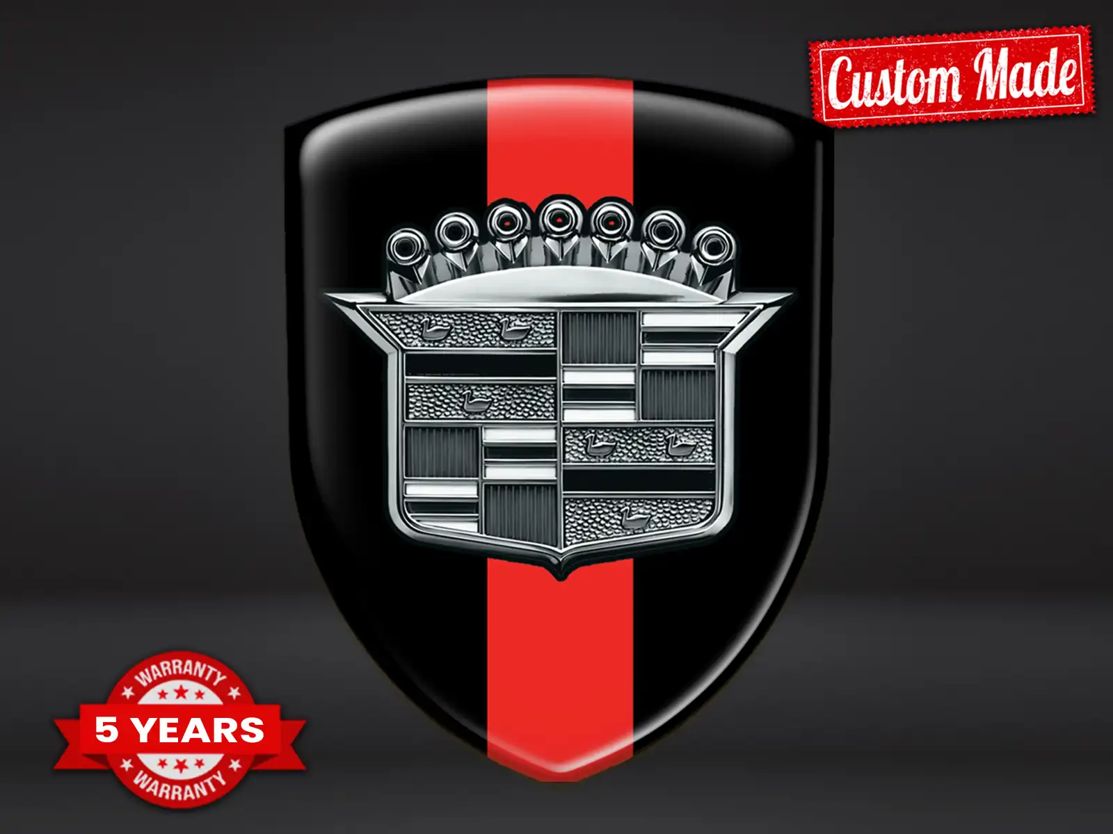 Cadillac Pegatinas Cúpula Resina Edición Limitada Drift Auto ST